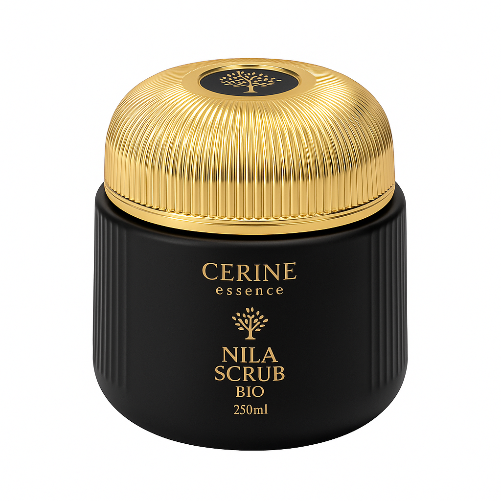 CERINE Essence – Nila Gezichtsscrub met Arganolie & Aloë Vera – Verzorgende Peeling – 150 ml