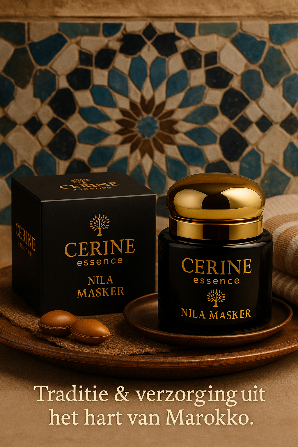 CERINE Essence Nila Gezichtsmasker met Arganolie & Aloë Vera – 50 ml