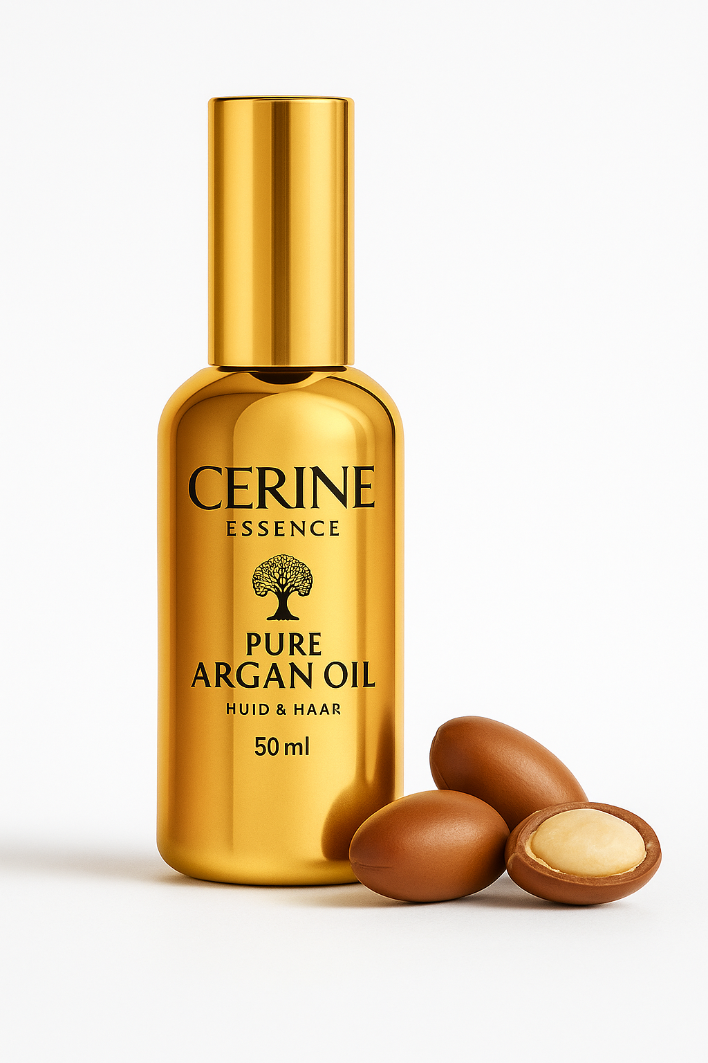 CERINE Essence – 100% Pure Arganolie – Koudgeperst – Voor Huid, Haar & Nagels – 50 ml